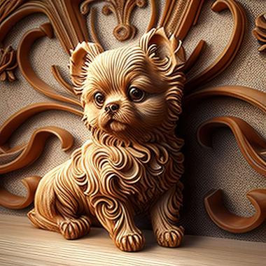 3D model Russian toy dog (STL)